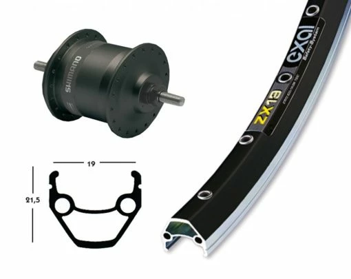 Shimano Forhjul 26" Med Dynamo -Bremsegreb Butik 92a3340fcddd19c15d27a52656c474ad