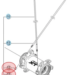 Egernippel Til Shimano M785 Eger I Nav