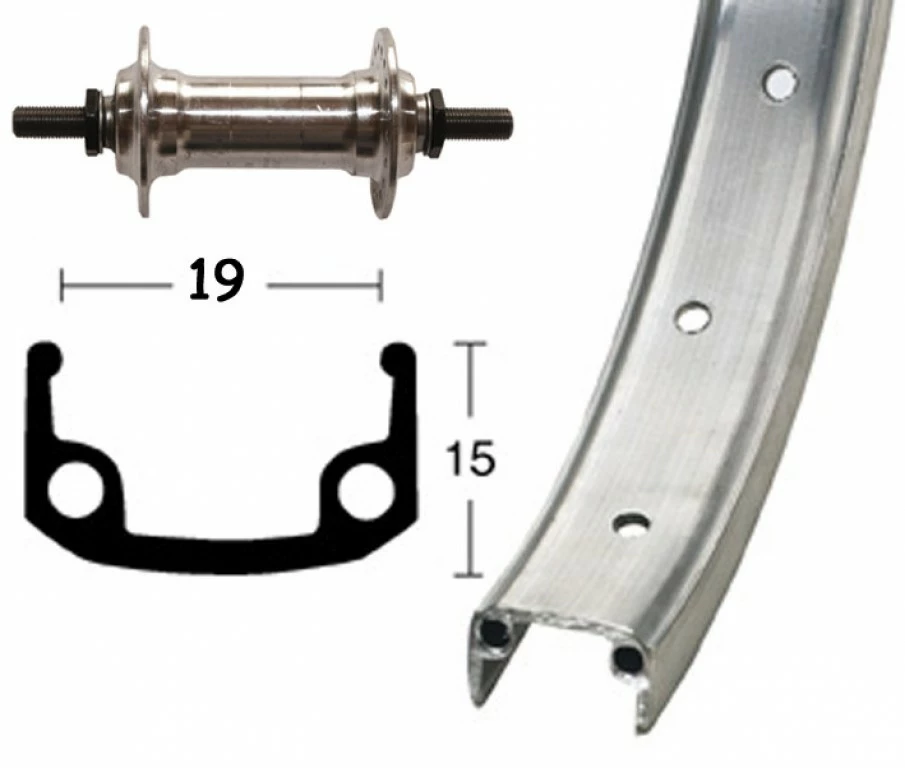 Forhjul 28" 700C Til Møtrik 3 Forhjul 28" 700C Til Møtrik
