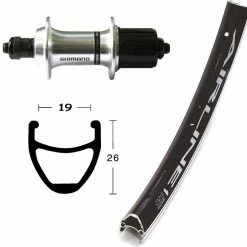 Baghjul Vuelta Airliner 700C 8/9/10 Gear