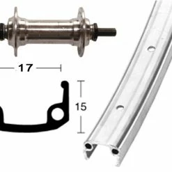 Forhjul 27 X 1.1 / 4"