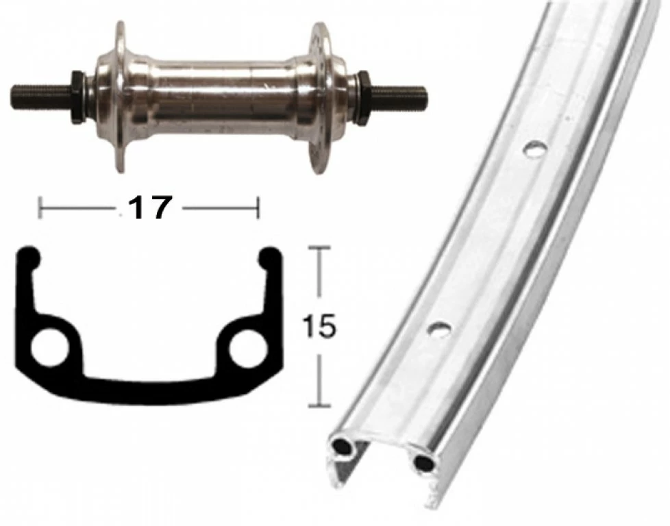 Forhjul 27 X 1.1 / 4" 3 Forhjul 27 X 1.1 / 4"